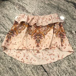 Free People strapless top